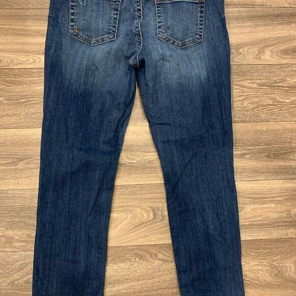 Kut from the Kloth Women’s Straight Leg Denim Jeans Size 16 Light Whiskering - Picture 5 of 6